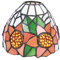 HOMSFOU 1Stk Lampenschirm aus Buntglas ceiling light deckenlamp wandeinbauleuchte Lampenschirm für Nachttischlampe Lampenverzierung Staatsangehörigkeit Leuchter Europa Die Glühbirne e27