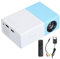 Mini Proyector Portátil, Proyector de Dibujos Animados de Regalo para Niños, Proyector Full HD 1080P, Mini Proyector de Vídeo LED para HDMI, USB, Audio, Tarjeta TF, AV y Control