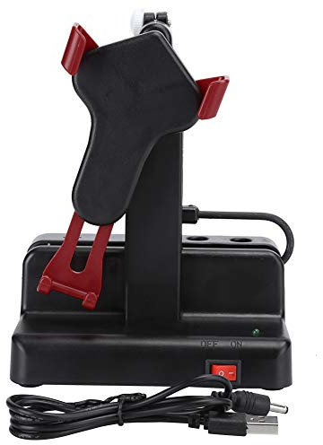 Mobile Phone Shaker, Automatically Left Right Swing Steps Counter Cellphone Pedometer Phone Holder (Dark Red)