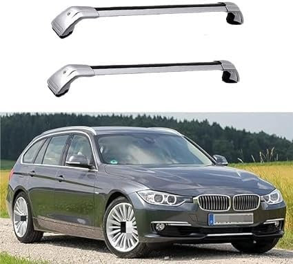 YJTYC Dachträger, Universal Dachträger für BMW 3er F31 Kombi 2011 2012 2013-2017 2018 2019, eine offene Reling, Top-Performance Dachträger, Dachrelings mit Abstand,A