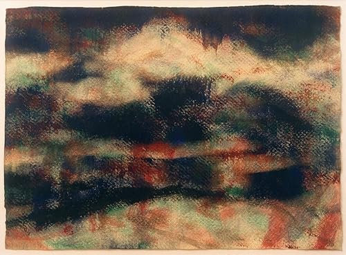 NAAYRASA Berühmte Gemälde Poster Und Drucke Abstraktes Gemälde Ostsee motiv by Christian Rohlfs Berühmte Leinwand Drucken für Schlafzimmer Home Decor 60x90cm