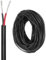 DMiotech 26 Gauge Wire Electrical Wire 2 Conductor, 26 AWG Extension Cable Cord 25 Ft/7.6 m UL2464 300V Stranded Tinned Copper Wire for LED Lighting Automotive