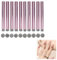 TELAIN Nail Art Stamping Pen Kit, 10 Silicone Pens For Creative Nail Designs, Including Flower And Butterfly Patterns, Ideal For Beginners And Professionals