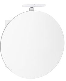 Schildmeyer Bjarne 701975 Armoire de Toilette Ronde Blanc Mat