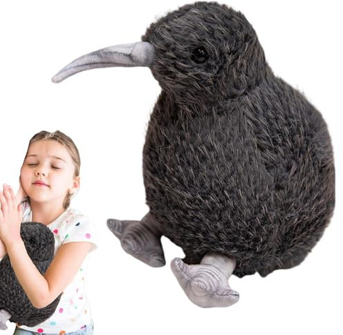 Kiwi-Vogel Stofftier Plüschtier, Kiwi-Vogel-Plüschtier, Vogel-Tier-Plüsch-Kiwi-Spielzeug, Niedliche Pelzige Vogeltier-Plüschpuppe, Realistische Simulationsvogelspielzeuge Für Kinder, Vogelbeobachter,