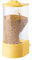Automatic Bird Feeder, Automatic Food Dispenser for Cage, Feeders for Outside, 7.48x3.15 Inches Husks Separation Dispenser with Perch for Bluebird, Finch, and Sparrow Feeding