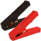 2 Pezzi Clip Coccodrillo in Rame, Morsetto Batteria Auto, Pinze Coccodrillo in Rame per Batteria Auto, Camion e Furgone, Morsetti con Guaina Isolante e Codice Colore per Emergenze e Test Elettrici ﻿
