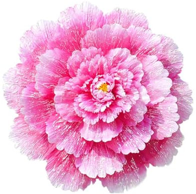 MDYTPT Grande pivoine artificielle pour fenêtre, accessoire de prise de vue, festival, danse, spectacle, parapluie (rose rouge, 70 cm)