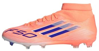 adidas F50 League Mens Firm Ground Football Boots Orange/Blue 11 UK
