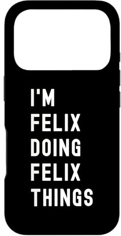 Hülle für iPhone 17 Pro Ich Bin Felix, der Felix-Dinge TUT