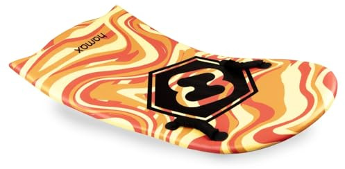 Hamax Mini Surfer Schneerutscher | Orange Snow Slider für Kinder | Leichter Kunststoff Schlitten | kompakt & leicht zu tragen | ideal für Rodelhügel & Winterspaß
