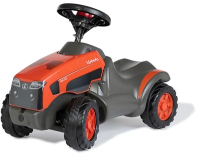 Rolly Toys rollyMinitrac Kubota (Babyrutscher, mit Ablagefach unter der Motorhaube, Kniemulde, Kinderfahrzeug, Kinderspielzeug) 13 271 3