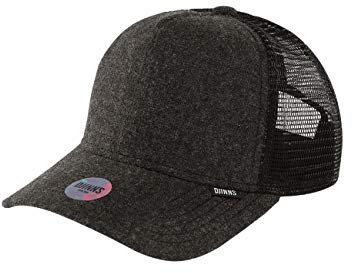 Djinns Herren Caps/Trucker Cap Flannel Schwarz Adjustable