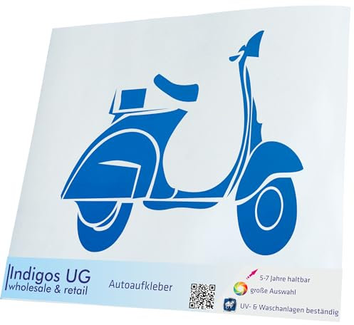 Indigos Ug - Adesivo - nuovo - JDM - Die Cut - scooter Custom roller - 90 x 90 MM