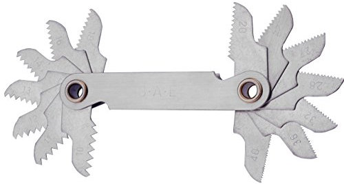 GSR Gewindeschablone Metrisch/Zoll/BSW/UNC/UNF/US/Innen und Außen (14 Blatt US)