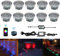 LED Bodeneinbaustrahler RGB 10er Set, Ø45mm WiFi Terrasse Einbauleuchten Kompatibel mit Amazon Alexa, Google Home, IP67 Wasserdicht App Steuerbar LED Außen Boden Licht für Küche Garten Treppen Balkon