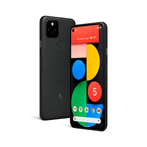 Google Pixel 5 Smartphone Portable Débloquée 5G (Ecran 6 - 128 Go - Android) Just Black (Noir)