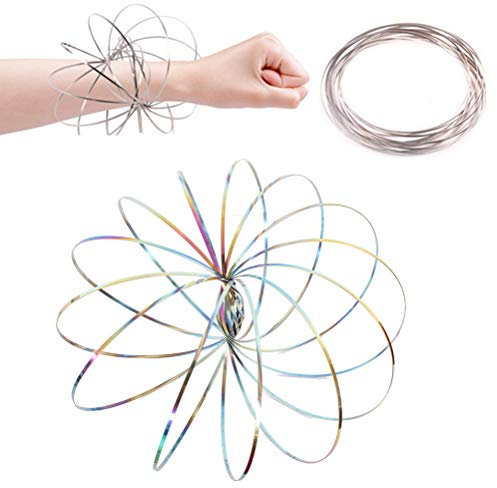 Daxoon Flow Ring Magisches Armband Edelstahl Dekompression Spielzeug für Erwachsene Kinder