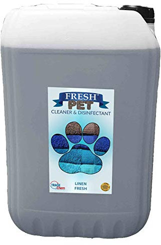Trade Chemicals Fresh Pet Kennel Dog/Cat Disinfectant, Cleaner, Deodoriser 25L Kit (Linen Fresh)