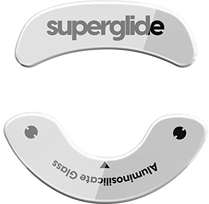 Superglide – schnellste und glatteste Mausfüße/Schlittschuhe aus ultrastarkem, makellosem Glas, superschnelle, Glatte und langlebige Sohle für Endgame Gears XM1 RGB / XM1r [weiß]