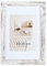 KM Foto Bilderrahmen Holz Plexi Acryl Rahmen quadratisch Collage Wanddeko Poster S215: Farbe: Shabby-Weiß | Format: 50x70