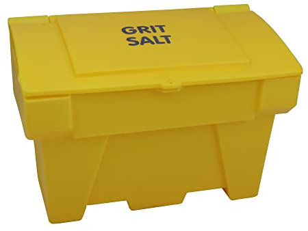 Pathfinder Lockable Yellow Grit Bin - 200 Litre / 200 Kg Capacity