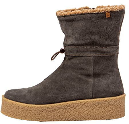 El Naturalista Damen Winterstiefel Dolmen, Frauen Stiefel,Wechselfußbett,Warmfutter,Winterboots,fellboots,Fellstiefel,Grafito,38 EU / 5 UK