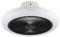 EGLO Deckenventilator mit LED Beleuchtung Kostrena, Ventilator Decke dimmbar mit Fernbedienung, Timer, 3 Geschwindigkeiten, Kunststoff in schwarz-weiß, AC Motor, warmweiß - kaltweiß, Ø 45,5 cm