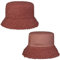 Seeberger Teddy Fur Wendehut Bucket Hat Fischerhut Kunstfellhut Damenhut Stoffhut (One Size - Altrosa)