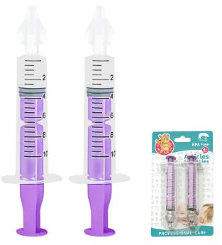 Aspirador Nasal, Aspirador Nasal Bebes, Irrigador Nasal para Bebes, Sistema de Aclarado de los Senos Profesional para Bebé, Punta de Succión Nasal de Silicona Limpiable y Reutilizable, 2Pcs