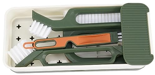 1 Satz Fugenbürsten-Set Fensterrollo-Staubtuch Detaillierungspinsel-Set reinigungsbürste Reinigungswerkzeug Werkzeuge zum Reinigen von Fensterschienen Glas einstellen Lückenpinsel