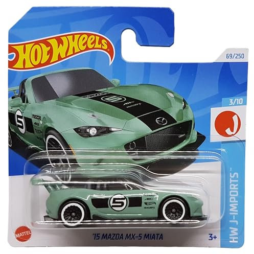 Hot Wheels - ´15 Mazda MX-5 Miata - HW J-Imports 3/10 - HTC42 - Short Card - Cabriolet - tükis - Mattel 2024