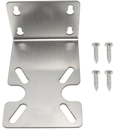 Meuey Lyot Wasserfiltergehäuse aus Edelstahl, 25,4 cm und 50,8 cm, Metallgehäuse, feste Halterung, Wasserfilter-Halterung, Wasserfilterplatte mit Schrauben, 1 Stück