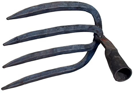 CAXUSD Pelouse 4 Outils Jardinage kit Jardinage Usine tête de râteau Large Outil de râteau râteaux de Jardin en métal Miniature Outils de Jardin Balai Parterre de Fleurs à Creuser