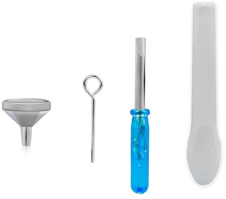 Mini Cremation Jewelry Set - Funnel for Transferring Ashes, Small Urn Necklace Kit