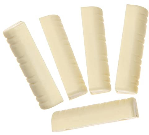 OFFSCH 5pcs Premium Replaceable Slotted Mandolin Nuts String Support for Enhanced Tone Sustain Mandolin Accessories for Musicians