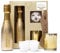 Bottega Gold Prosecco Gift Set - Bottega Gold DOC 200ml, 11% ABV, Scented Candle & Luxury Bath Roses, Pamper Gifts For Women - Alcohol Gift Sets for Ladies, New Mum Gifts, Christmas