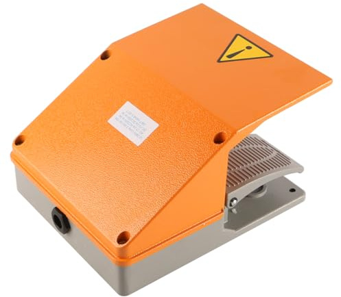 VOANZO YDT1-15 Interruttore a Pedale Doppio per Macchine elettriche Kit di Clip di Alimentazione Controller a Pedale Interruttore di Controllo a Pedale per Applicazioni Versatili