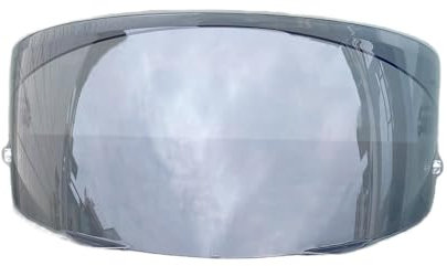 Motociclo Visiera for casco, visiera I90 for HJC HJ33 I90 Visiera for casco Protezione UV Capacetes Visera Antivento Cascos Parabrezza Moto Caschi Parti (solo for uso diurno nero)(Light Black-day and
