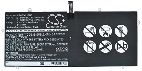 Cameron Sino CS Ersatzakku für Yoga 2 Pro 13,3 Zoll Yoga 2 Pro Ultrabook, Yoga 2 Pro-13 59-382893, Yoga 2 Ultrabook (7400mAh) 11S121500, 121500156, 21CP5/57/128-2, L12M4PP 211