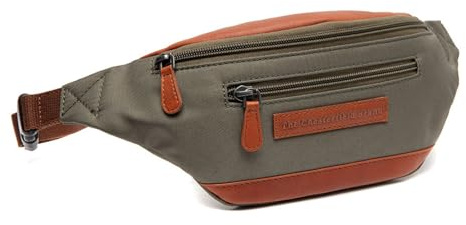 The Chesterfield Brand Velta Leather Waist Pack Steel Green
