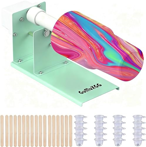 Tumbler Turner Tool for Epoxy Resin Projects, Fits Cups 10-30 oz, Durable Metal Construction (Mint Green) (Mint Green)
