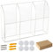 Discoball Montaje en pared Organizador Estuche Acrílico Control remoto Socket Aire acondicionado TV Control remoto Caja de almacenamiento (tres compartimientos)