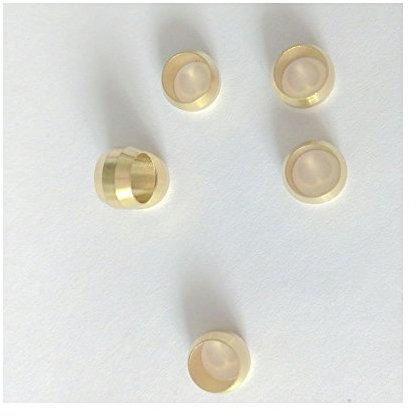 Terre étoile 10 pcs 8 mm Raccord à compression d'Olive de pièces pour l'huile Tuyau de connexion