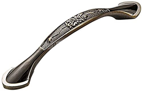 Voleseni™ Griffe Möbelgriffe Möbelknopf Schubladengriffe Relinggriff Handgriff Griff für Küche Schublade, Tür, Schränke,Hause Büro Dekoration (64mm, Antik Grün)