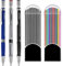 3 Stück 2,0 mm Druckbleistift mit 2 Hüllen Bleimine, Farbe und Schwarz Minen für Entwurfszeichnung, Schreiben, Basteln, Kunstskizzen