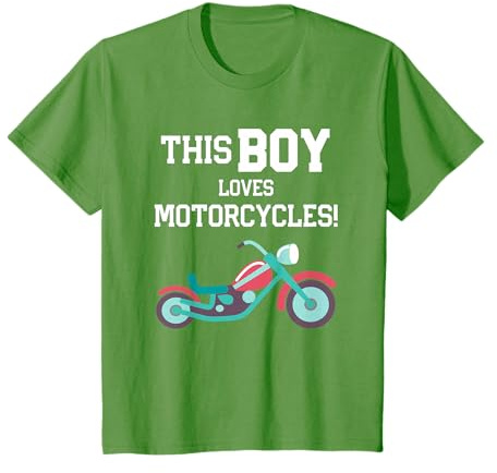 Motorcycle shirts for boys motor bike shirt for kids T-Shirt