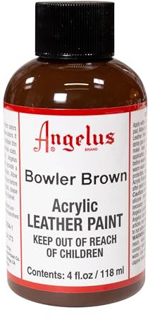 Angelus Peinture acrylique pour cuir Marron - Marron - marron, L