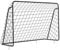 SONGMICS Fußballtor für Kinder, Fußballnetz, schnelle Montage, für Garten, Hof, Park, Strand, Eisenrohre, PE-Netz, 300 x 120 x 205 cm, Nero SZQ300BK