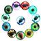 HEALLILY 20 Stück Glas-Tieraugen, Drachenaugen, Glasauge, Cabochons, Puppe, Spielzeug, Augen für DIY, Basteln, Scrapbooking, Schmuckherstellung, gemischte Farben, 14 mm